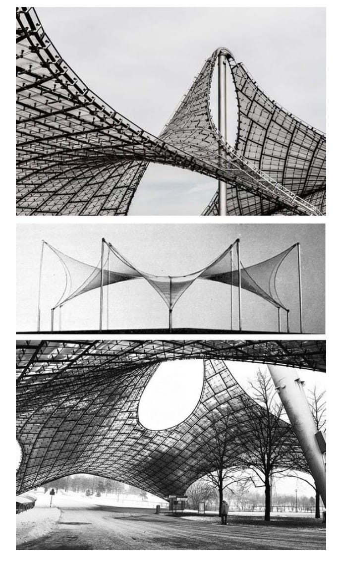 Form-finding di tensostrutture a membrana e a rete di cavi